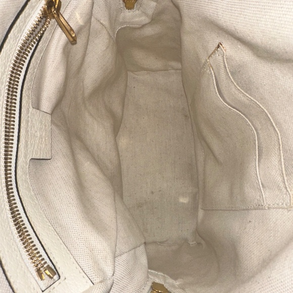 Gucci GG Supreme Monogram Flora Web Small Ophidia Day Backpack White - Picture 4 of 11